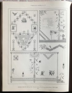 George Bruce’s Sons’ Combination Japanese Border & Ornaments designed by August Will, 1880.